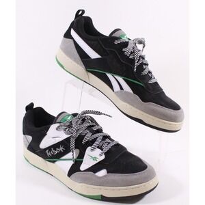 Reebok BB 4000 II 2 96 Black White Green Men 12 Casual LifeStyle Shoes 100201680
